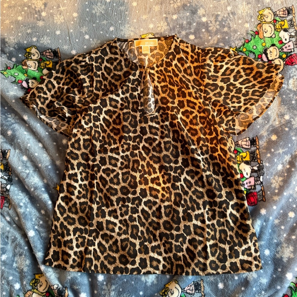 Michael Kors Animal Print Top